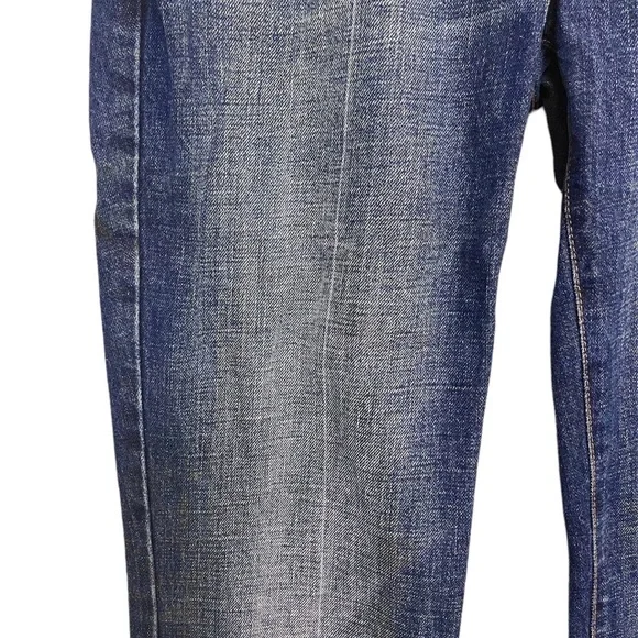 ✨Authentic Extremely Rare Yves Saint Laurent YSL Logo Blue Denim Jeans Pants